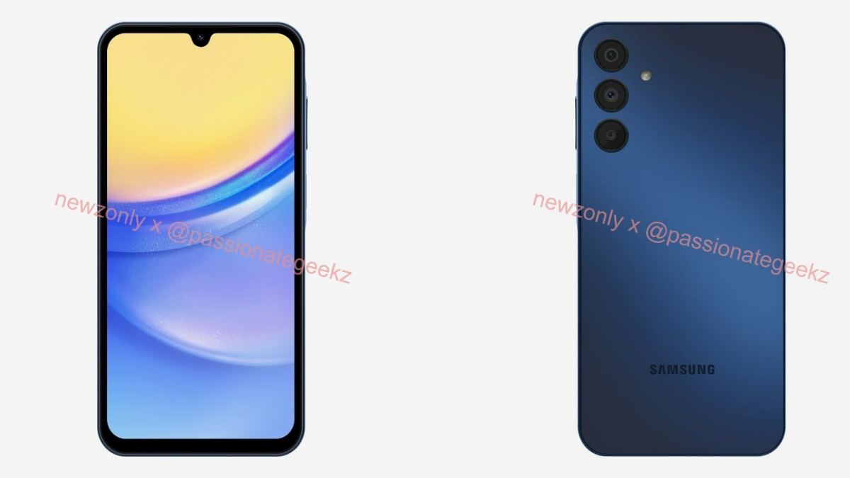 Samsung Galaxy A15 5G. Рендер: Newzonly x @passionategeekz