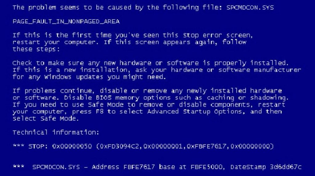 "Синій екран смерті" в Linux. Джерело: HotHardware