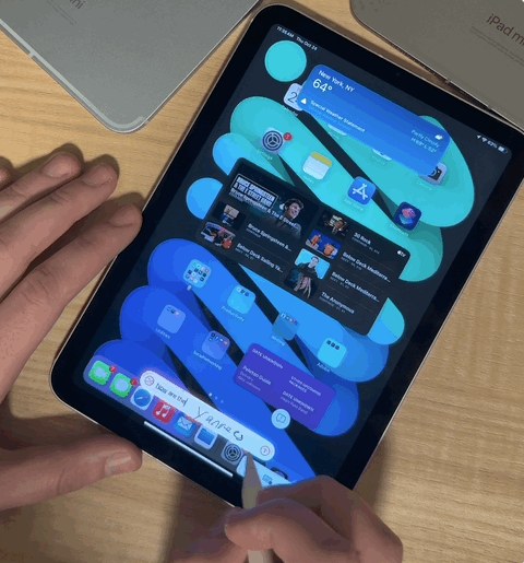 Scribble to Siri