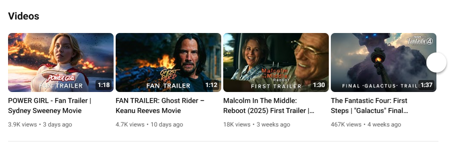 AI movie trailers